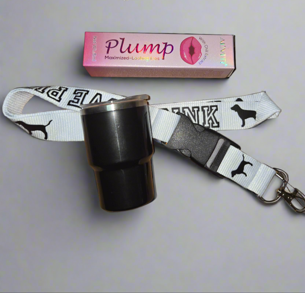 Lip Plumper Injection -Lanyard- Tumbler Trio