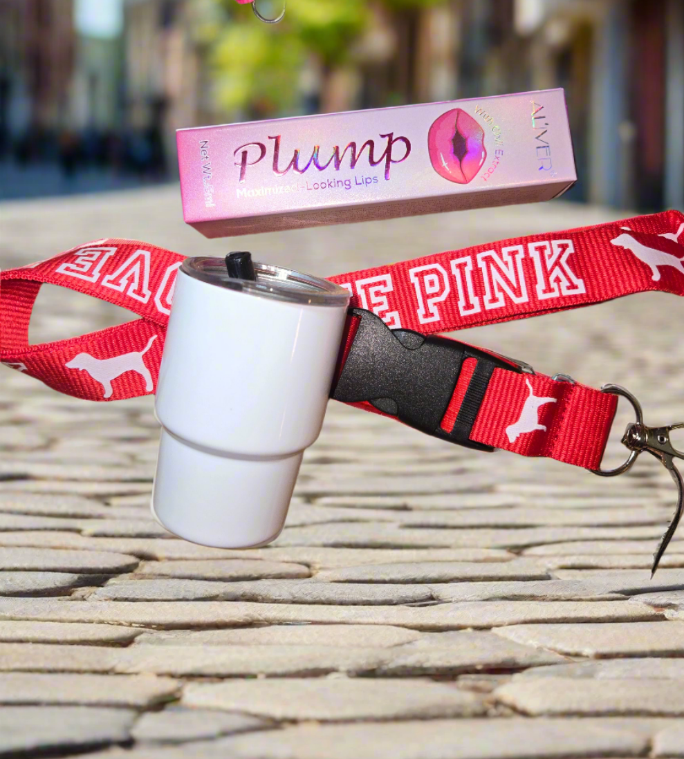 Lip Plumper Injection -Lanyard- Tumbler Trio