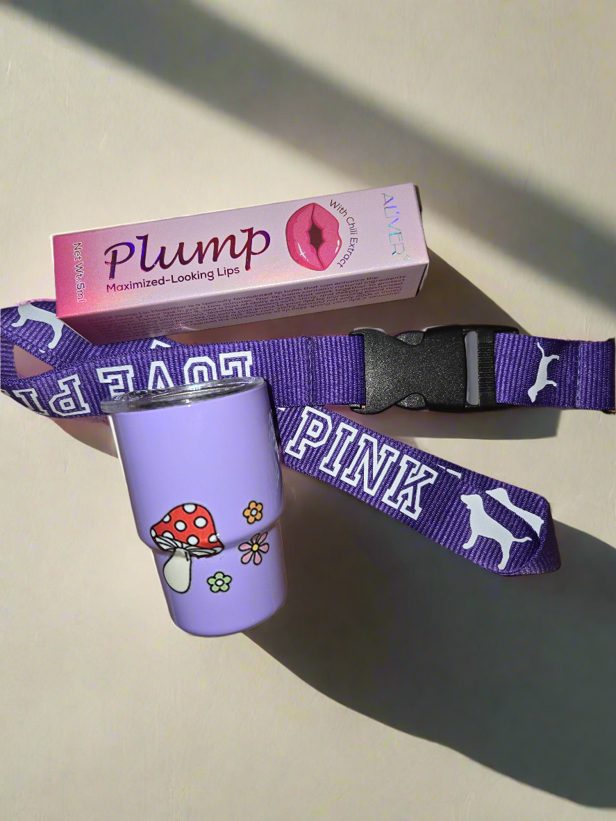 Lip Plumper Injection -Lanyard- Tumbler Trio