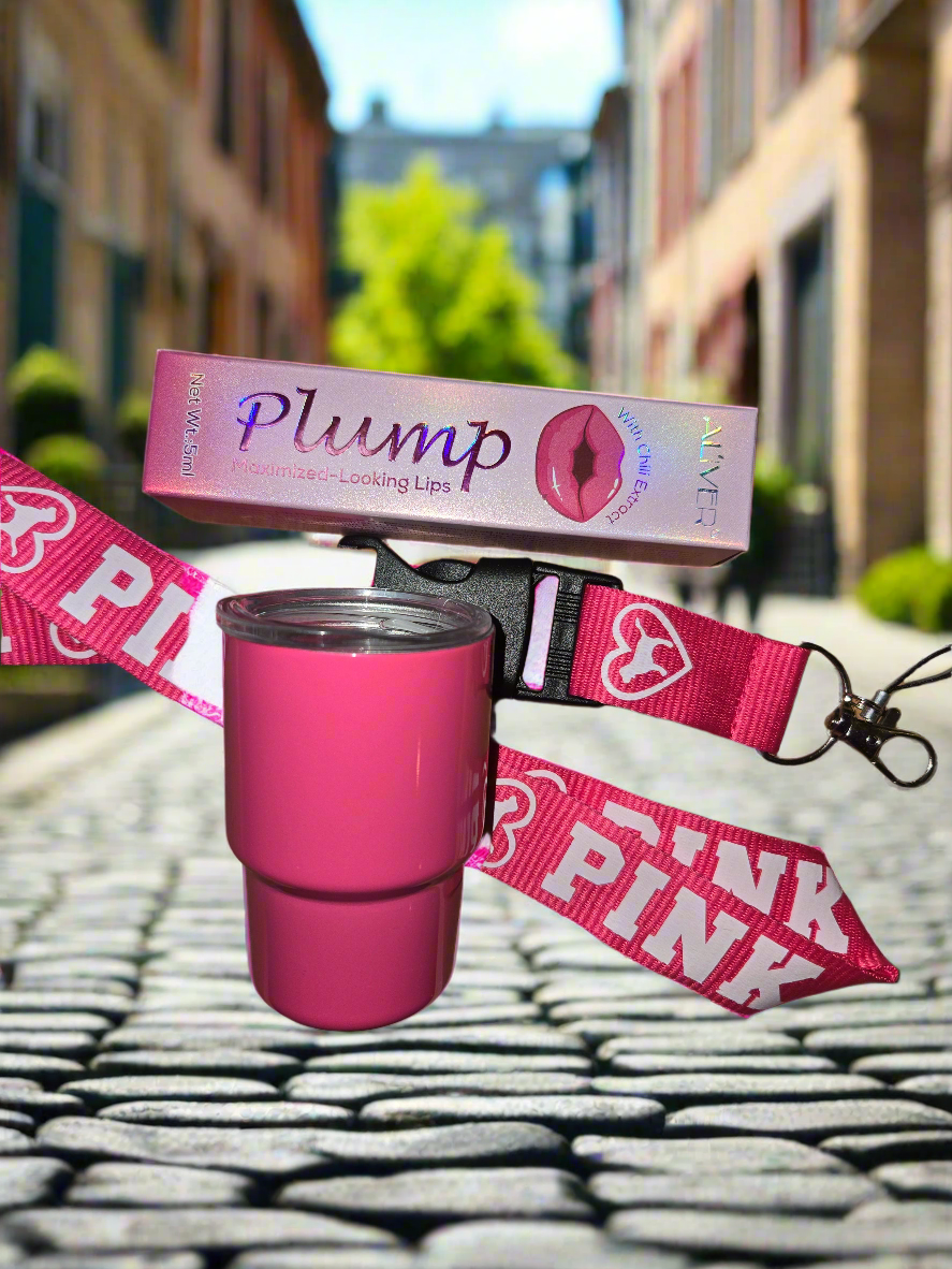 Lip Plumper Injection -Lanyard- Tumbler Trio