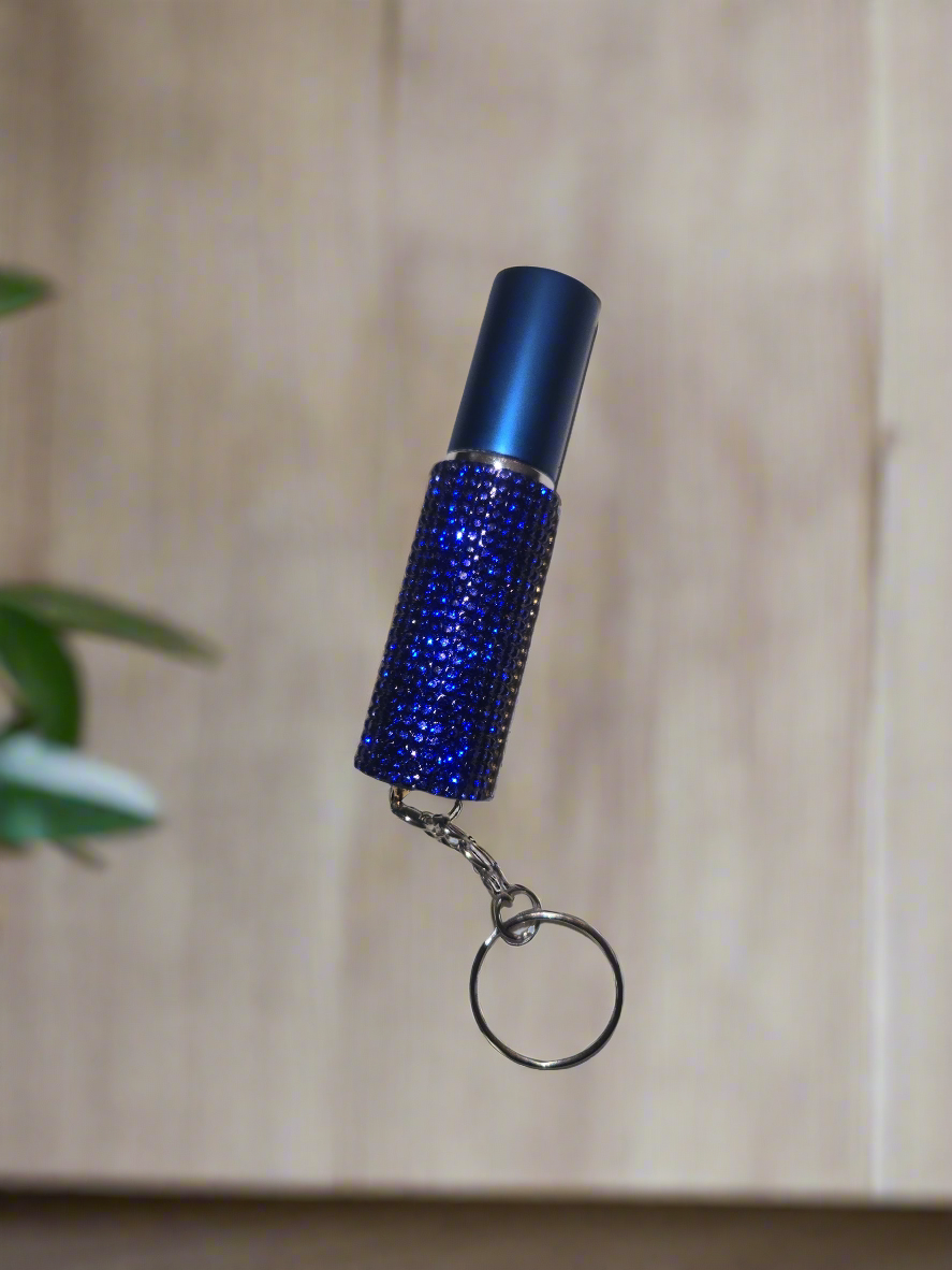 Travel bottle keychain