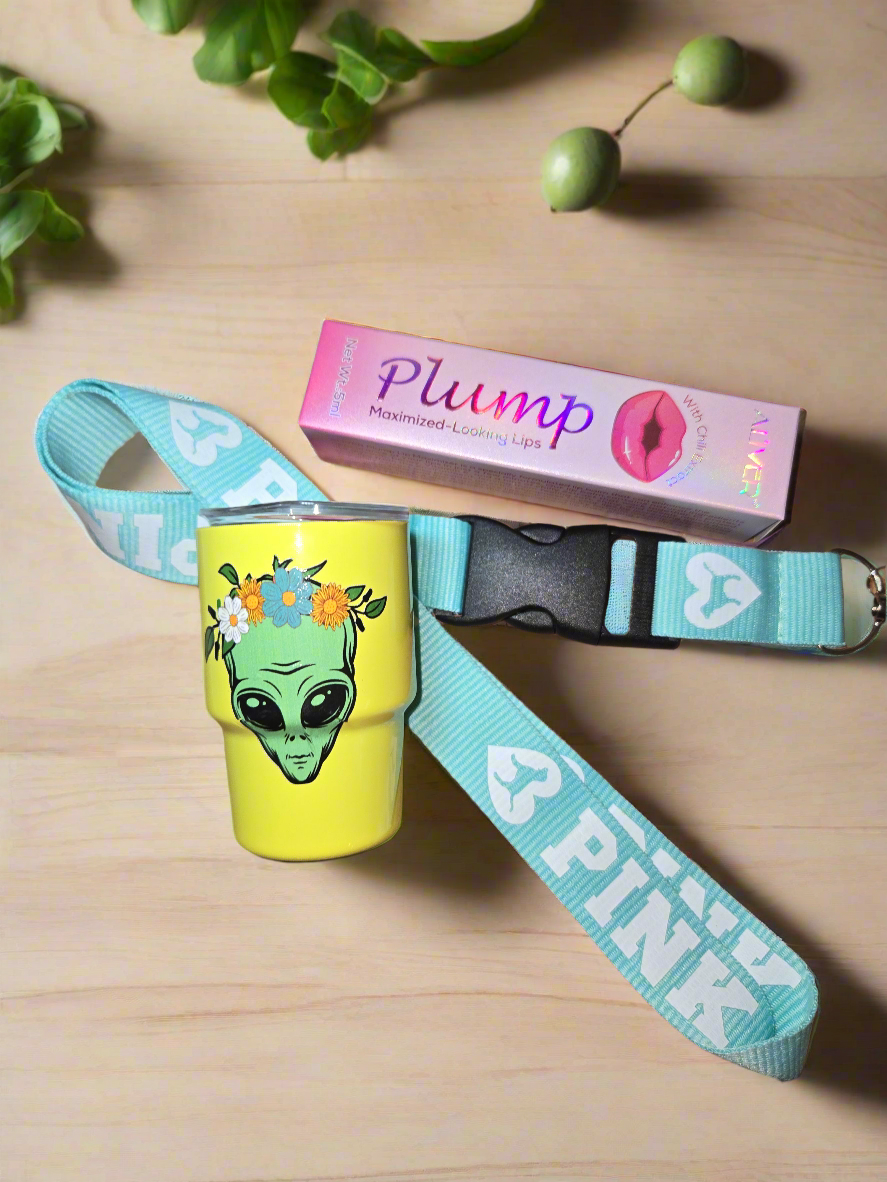 Lip Plumper Injection -Lanyard- Tumbler Trio