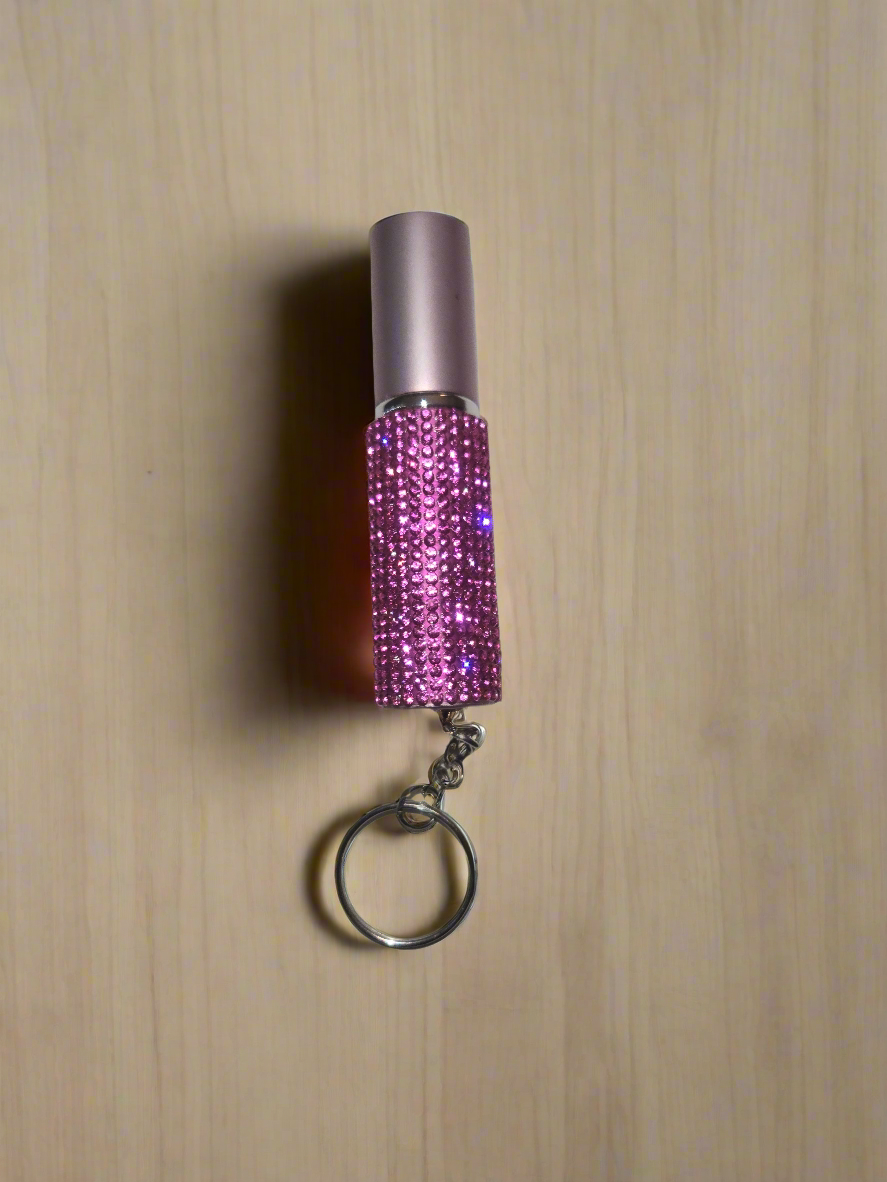 Travel bottle keychain