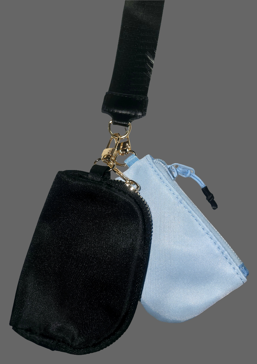 Duel Wristlet Wallet Lanyard Set