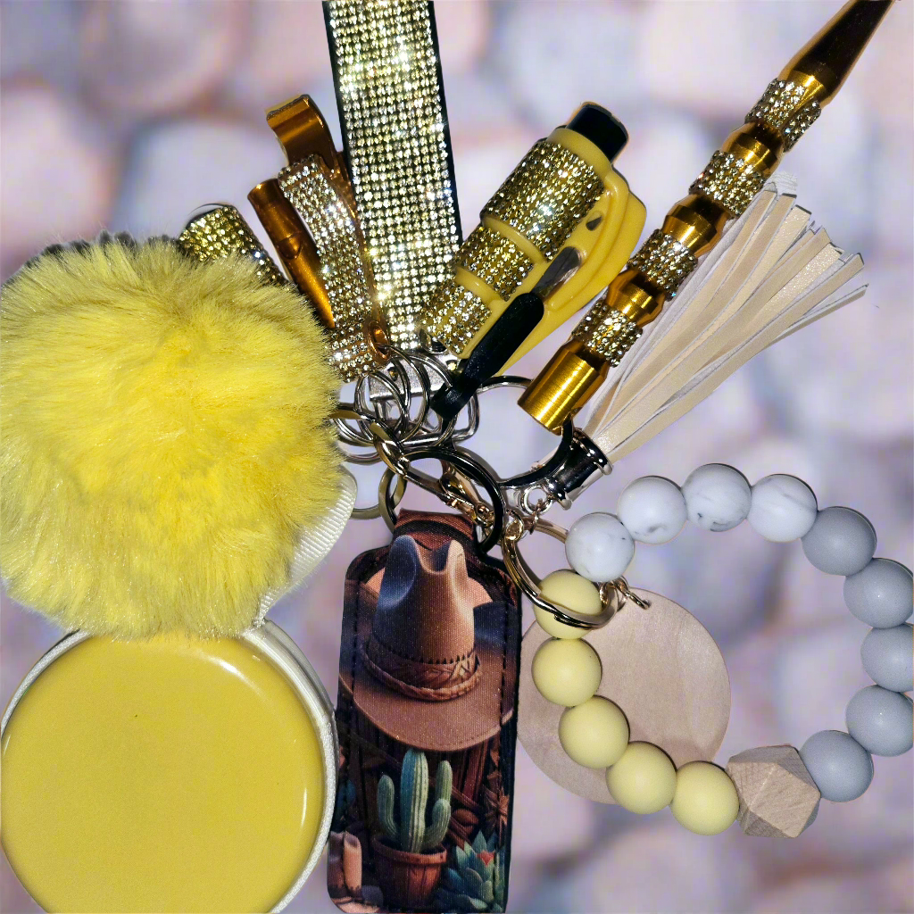 ULTIMATE Bling Keychains Set. Self-defense keychain. Freebie with each order!