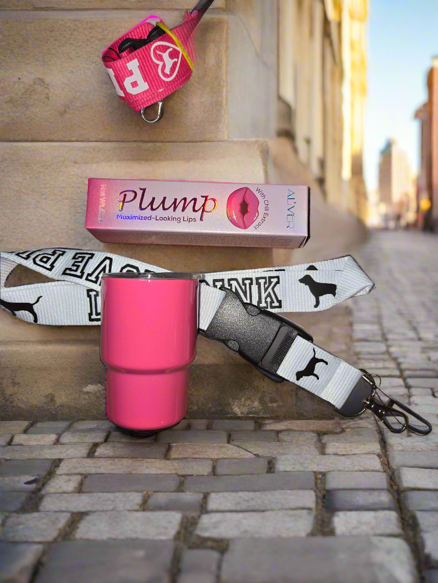 Lip Plumper Injection -Lanyard- Tumbler Trio