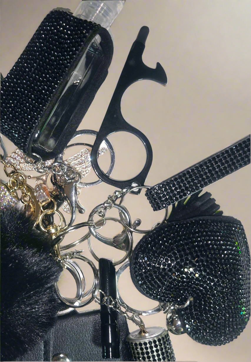 ULTIMATE Bling Keychains Set. Self-defense keychain. Freebie with each order!