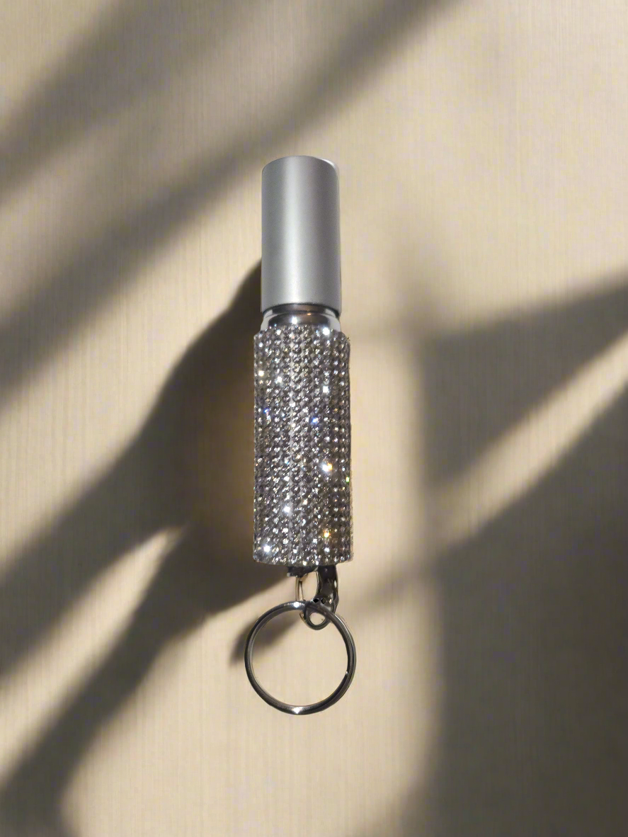 Travel bottle keychain