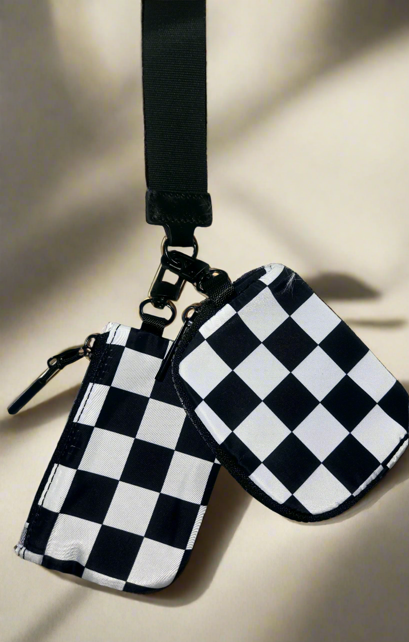 Duel Wristlet Wallet Lanyard Set